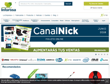 Tablet Screenshot of infortisa.com